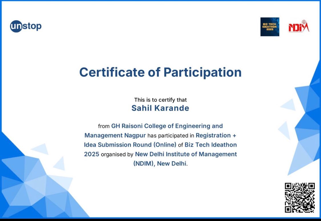 Certificate Placeholder